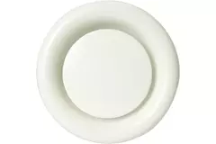 Valvole scarico ventilazione in metallo Ø 200 mm RAL 9010 con morsetti a molla - DVSC200