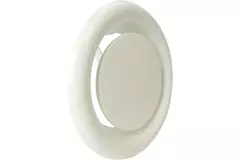 Valvole scarico ventilazione in metallo Ø 200 mm RAL 9010 con morsetti a molla - DVSC200