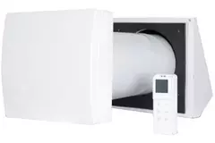 WTW decentralizzato HRU a parete Ø150 con telecomando - 60 m³/h - HRU-WALL-RC-150-60-PEG