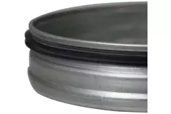 Tappo spiro Ø 80 mm per tubo spiro - Zincato