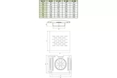 Valvola di alimentazione e valvola di estrazione deluxe con filtro Ø 100 mm - Alpha DLD-P100