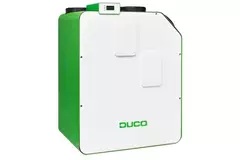 Ventilazione meccanica con recupero di calore Duco DucoBox Energy 460 2ZH - comando a 2 zone con riscaldatore - destra - 460 m³/h