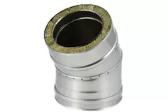 Tubo DP diametro 130 mm (130/180) curva 30° I316L/I304 (D 0,5/0,6)