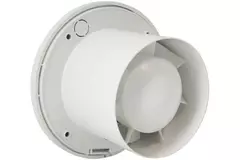Aspiratore per il bagno rotondo Ø 100 mm bianco con timer - EE100T
