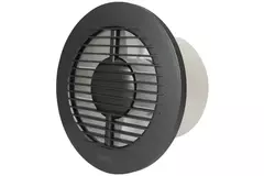 Aspiratore per il bagno rotondo Ø 125 mm antracite - Base EA125A