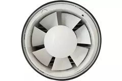 Aspiratore per il bagno rotondo Ø 125 mm antracite -  Design EAT125A