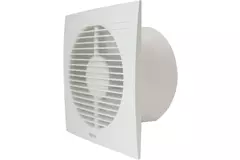 Aspiratore per il bagno Ø 150 mm bianco con interruttore a corda e spina - EE150WP