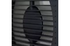 Aspiratore per il bagno Ø 100 mm antracite con timer e sensore di umidità - Standard EE100HTA