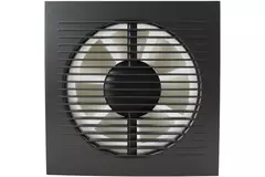 Aspiratore per il bagno Ø 100 mm antracite con timer e sensore di umidità - Standard EE100HTA