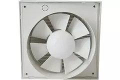 Aspiratore per il bagno Ø 150mm bianco con timer e sensore umidità - Design EET150HT