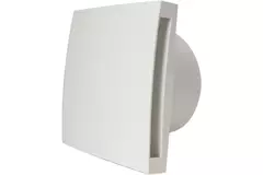 Aspiratore per il bagno Ø 150mm bianco con timer e sensore umidità - Design EET150HT