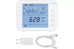 Misuratore di CO2 EnviSense con datalogger - inclusa dashboard digitale