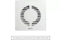 Europlast ventilazione decentralizzata con recupero di calore 100 mm con interruttore