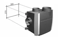 Vasco C400 Basic RF LE 400 m³/h + sensore di umidità
