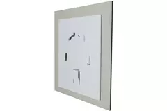 Air Roxy aspiratore per il bagno con diametro di collegamento 125 mm con interruttore a corda e spina - pannello frontale di alluminio dorato