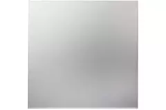 Aspiratore per il bagno Ø 100 mm - pannello frontale di vetro argentato satinato