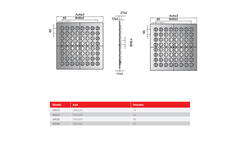 Diffusore a soffitto multinozzle 596x596 mm - MN24 RAL9016