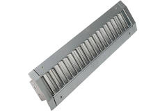 Griglia per condotto singola regolabile 525x75 mm per condotto da 160 a 400 mm - DGS-SB525x75