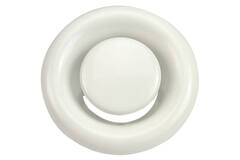 Valvola di scarico aria 100 mm con molle in metallo - DVS-C100 RAL9010