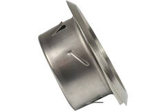Valvola di ventilazione in acciaio inox 160 mm con ingresso e uscita fissi e molle di frizione - DVI-C160