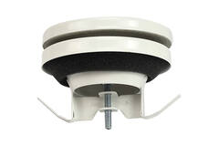 Valvola di scarico per ventilazione 80 mm con molle in metallo - SAV-C80 RAL9010