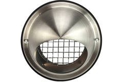 Griglia a rulli sferici in acciaio inox 180 mm transito a parete - EL-SS-B180 SS