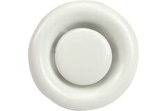 Valvola di scarico di ventilazione 160 mm in metallo - E-DVS160 RAL9010