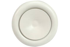 Valvola di ventilazione 100 mm in metallo - S-DVS100 RAL9010