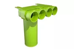 Ubbink Air Excellent 23C adattatore per valvola 125 4x90°