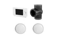 Kit Ubbink RF 0,53 Valvola a 3 vie regolazione orologio 2 x Sensore CO²