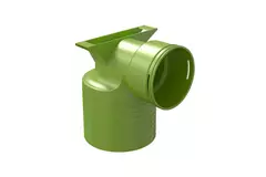 Ubbink Air Excellent 48C adattatore per valvola 125 1x90°