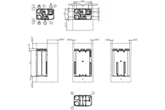 Itho Daalderop sistema di ventilazione meccanica con recupero di calore HRU 300 R ECO + RFT integrato 300 m3/h - spina europea