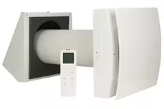 WTW decentralizzato HRU a parete Ø150 con telecomando - 60 m³/h - HRU-WALL-RC-150-60-PEG
