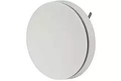 Valvola di alimentazione ventilazione in plastica 125 mm RAL 9003 con morsetti a molla e settore pulito - I-Valve Rondo 125