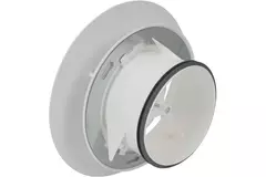 Valvola di ventilazione RLV Imaginair Ø 125 mm - morsetti di fissaggio + anello - bianco