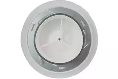Valvola di ventilazione RLV Imaginair Ø 125 mm - morsetti di fissaggio + anello - bianco