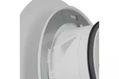 Valvola di ventilazione RLV Imaginair Ø 125 mm - morsetti di fissaggio + anello - bianco