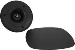 Valvola di ventilazione RLV Imaginair quadrata Ø 125 mm - morsetti di fissaggio + anello - nero