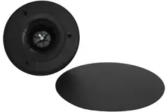 Valvola di ventilazione RLV Imaginair grande Ø 125 mm - morsetti di fissaggio + anello - nero