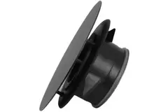 Valvola di ventilazione RLV Imaginair grande Ø 125 mm - morsetti di fissaggio + anello - nero