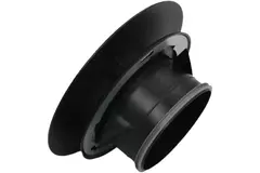 Valvola di ventilazione RLV Imaginair grande Ø 125 mm - morsetti di fissaggio + anello - nero