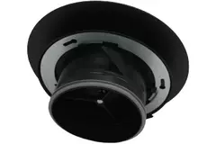 Valvola di ventilazione RLV Imaginair grande Ø 125 mm - morsetti di fissaggio + anello - nero