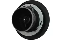 Valvola di ventilazione RLV Imaginair grande Ø 125 mm - morsetti di fissaggio + anello - nero
