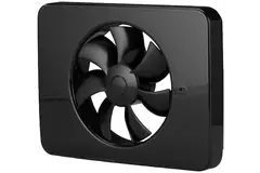 Vent-Axia Lo-Carbon iQ design piatto aspiratore per il bagno NERO Ø100 - 125 mm