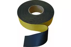 Nastro isolante neutro 75mm - nero (rotolo 15m)