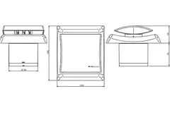 Itho Daalderop aspiratore per il bagno Ø100 mm- bianco BTV-N200