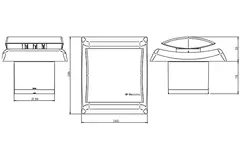 Itho Daalderop aspiratore per il bagno Ø100 mm- bianco con timer e sensore di umidità BTV-N203 HT