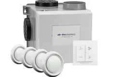 Itho Daalderop CVE-S ECO Package SE 325 m³/h + sensore di umidità + controllo automatico RFT-N + 4 valvole - spina euro