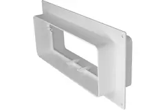 Flangia di collegamento rettangolare in plastica 220x90 mm (KFS29)