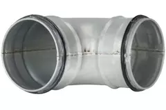 Curva tonda corta spiro 45° Ø 80 mm per tubo spiro